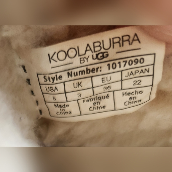 Koolaburra by UGG Size 5 Chesnut Brown Boots Womens Short 1017090 - Picture 6 of 10